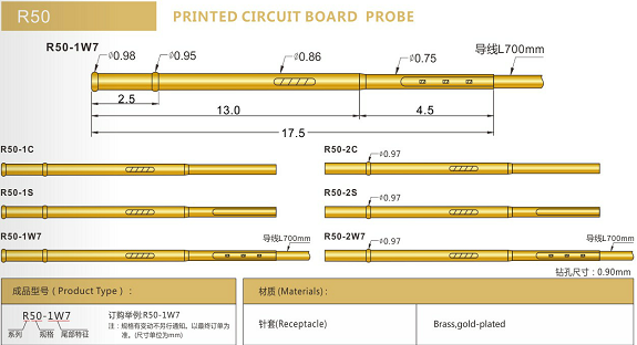 R50測(cè)試探針套管選型、R50探針套管規(guī)格型號(hào)、探針套管廠家
